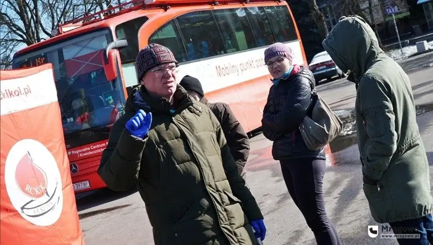 Mrągowianie oddali krew aby wspomóc walkę z koronawirusem