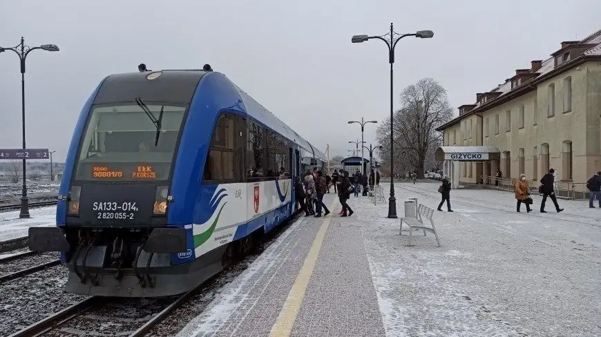 Kolej bardziej atrakcyjna na Mazurach