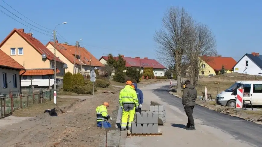 Realizacja odcinka Mazurskiej Pętli Rowerowej.