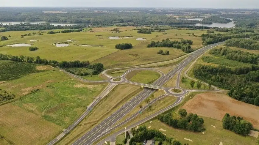 Jak wygląda postęp prac przy budowie „ekspersówki” przez Mazury?