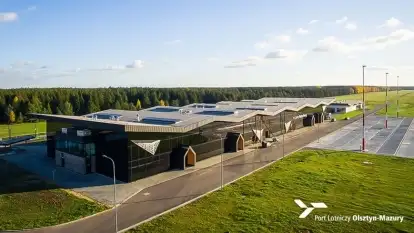 Zimą również można latać samolotem na Mazury