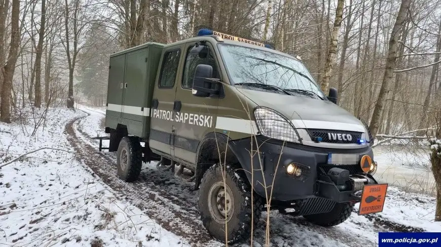 Niebezpieczne znalezisko na Mazurach. Mogło być groźnie