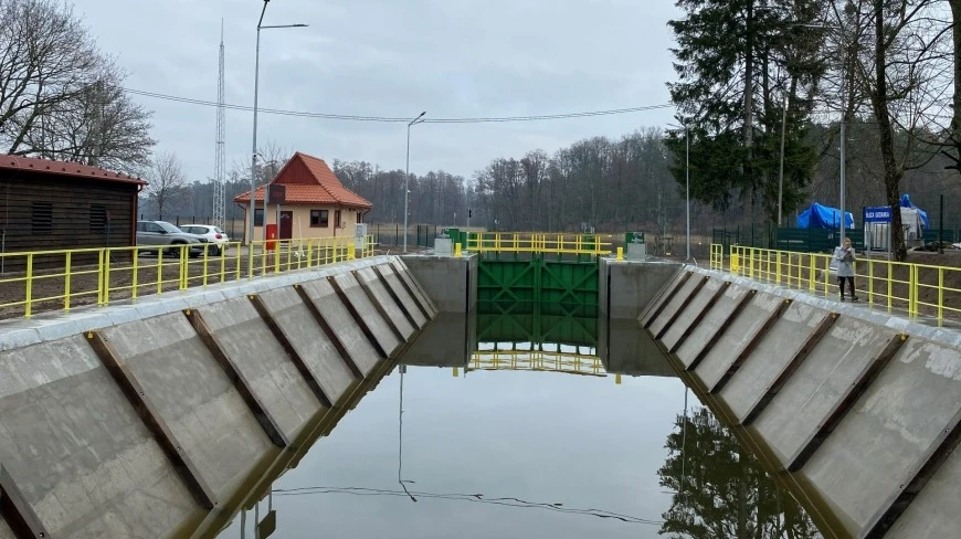 Zakończył się remont zabytkowej śluzy Guzianka I na Mazurach