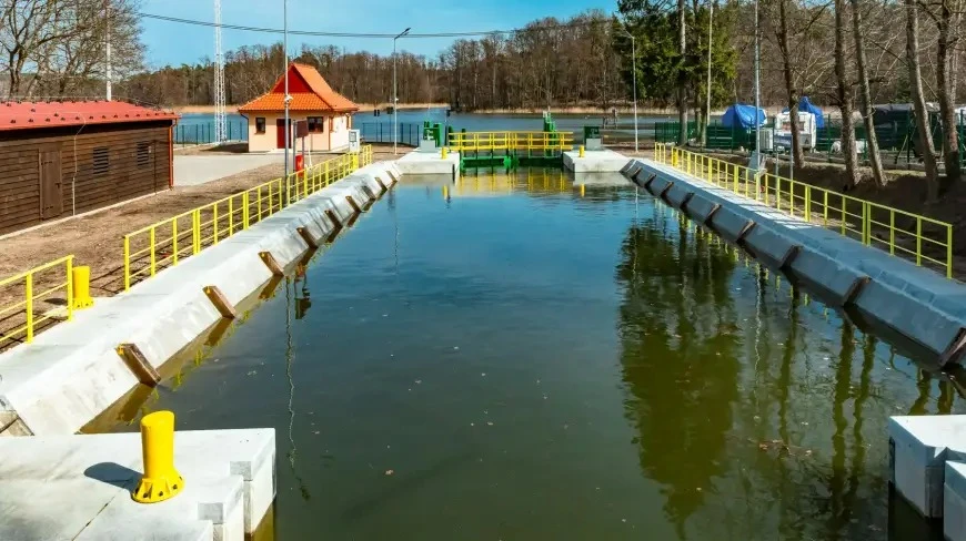 Obie śluzy Guzianka na Mazurach będą już czynne w tym sezonie turystycznym