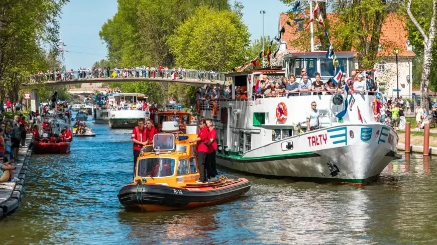 Wielkie Otwarcie Sezonu Żeglarskiego. Parada Jednostek Pływających w Giżycku