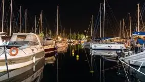 Noc w porcie Keja w Węgorzewie, sierpień 2021 - zdjęcie 6