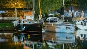 Noc w porcie Keja w Węgorzewie, sierpień 2021 - zdjęcie 23