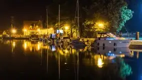 Noc w porcie Keja w Węgorzewie, sierpień 2021 - zdjęcie 18