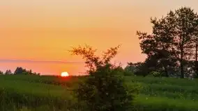 Zachód słońca w okolicach wsi Ublik - zdjęcie 18