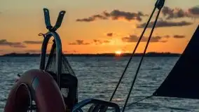 Zachód słońca nad jeziorem Dargin, wrzesień 2021 - zdjęcie 11