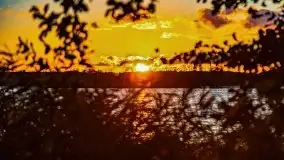 Zachód słońca nad jeziorem Kirsajty, wrzesień 2021 r. - zdjęcie 25