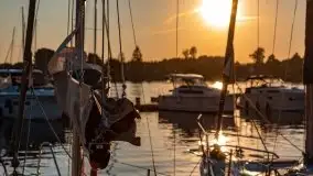 Zachód słońca nad jeziorem Bocznym, Tło Dla Mew, wrzesień 2021 - zdjęcie 7