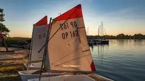 Zachód słońca nad jeziorem Bocznym, Tło Dla Mew, wrzesień 2021 - zdjęcie 3