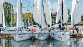 Suszenie żagli nad jeziorem Niegocin, Wilkasy - zdjęcie 26