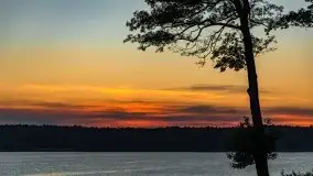 Wrześniowy zachód nad jeziorem Kisajno, widziany ze Strandy - zdjęcie 9