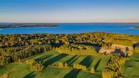 Zachód słońca nad jeziorem Dobskim, wrzesień 2021 - zdjęcie 6