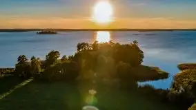 Zachód słońca nad jeziorem Dobskim, wrzesień 2021 - zdjęcie 30