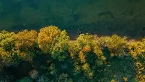 Zachód słońca nad jeziorem Dobskim, wrzesień 2021 - zdjęcie 19