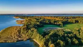 Zachód słońca nad jeziorem Dobskim, wrzesień 2021 - zdjęcie 2