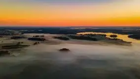 Październikowy wschód słońca, mgły i szron - zdjęcie 60