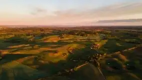 Jesienny zachód słońca z lotu ptaka - zdjęcie 12