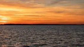 Zachód słońca nad jeziorem Dargin, październik 2021 - zdjęcie 17