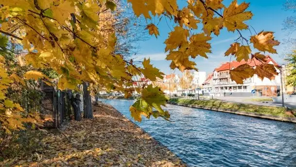 Kanał Łuczański w barwach jesieni, październik 2021 r.