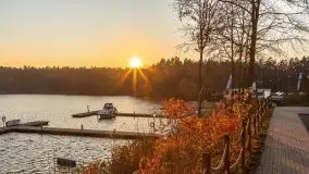 Zachód słońca i jesienne Ruciane Park  - zdjęcie 17