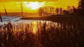 Wschód słońca nad jeziorem Święcajty, listopad 2021 r. - zdjęcie 11