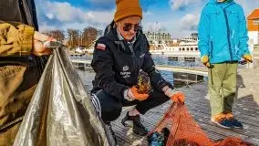 Fotorelacja z sprzątania dna w Ekomarinie Giżycko - zdjęcie 64