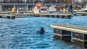 Fotorelacja z sprzątania dna w Ekomarinie Giżycko - zdjęcie 46