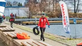 Fotorelacja z sprzątania dna w Ekomarinie Giżycko - zdjęcie 1