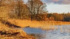 Zachód słońca nad jeziorem Tajty, widoczny z Pięknej Góry - zdjęcie 4