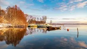 Grudniowy wschód słońca nad jeziorem Niegocin - zdjęcie 22