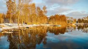 Grudniowy wschód słońca nad jeziorem Niegocin - zdjęcie 63