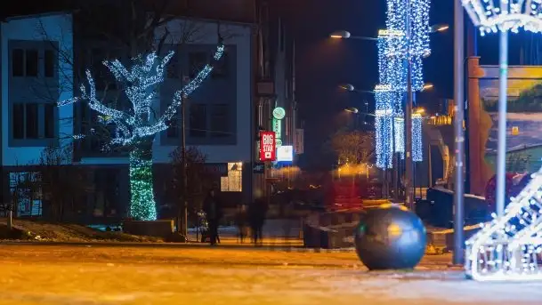 Nocne Giżycko gotowe na święta, grudzień 2021 - zdjęcie 7