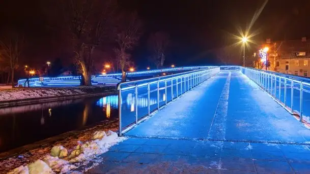 Nocne Giżycko gotowe na święta, grudzień 2021 - zdjęcie 10