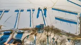 Grudniowy, zimowy port w Sztynorcie - zdjęcie 30