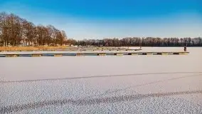 Grudniowy, zimowy port w Sztynorcie - zdjęcie 13