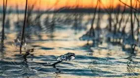 Zachód słońca nad jeziorem Święcajty, grudzień 2021 r. - zdjęcie 8