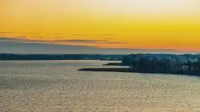 Zachód słońca nad jeziorem Święcajty, grudzień 2021 r. - zdjęcie 29