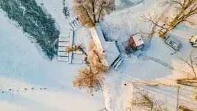 Zimowy wschód i południe w Strandzie nad jeziorem Kisajno - zdjęcie 29