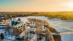 Zimowy wschód i południe w Strandzie nad jeziorem Kisajno - zdjęcie 30