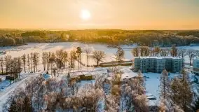 Zimowy wschód i południe w Strandzie nad jeziorem Kisajno - zdjęcie 6