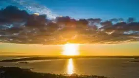 Wschód słońca nad jeziorem Łabap w Radziejach - zdjęcie 63