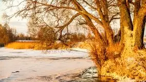 Wschód słońca nad jeziorem Łabap w Radziejach - zdjęcie 41