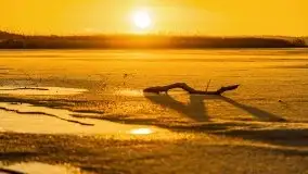 Wschód słońca nad jeziorem Łabap w Radziejach - zdjęcie 42