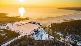 Mazurska zima nad kanałami, styczeń 2021 - zdjęcie 1