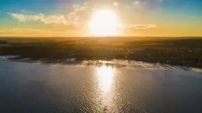 Wschód słońca nad jeziorami Boczne i Niegocin, styczeń 2022 r. - zdjęcie 7