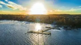 Wschód słońca nad jeziorami Boczne i Niegocin, styczeń 2022 r. - zdjęcie 40